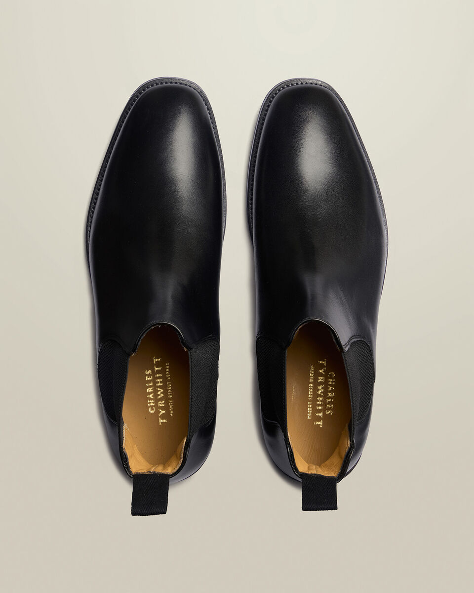Leather Chelsea Boots - Black