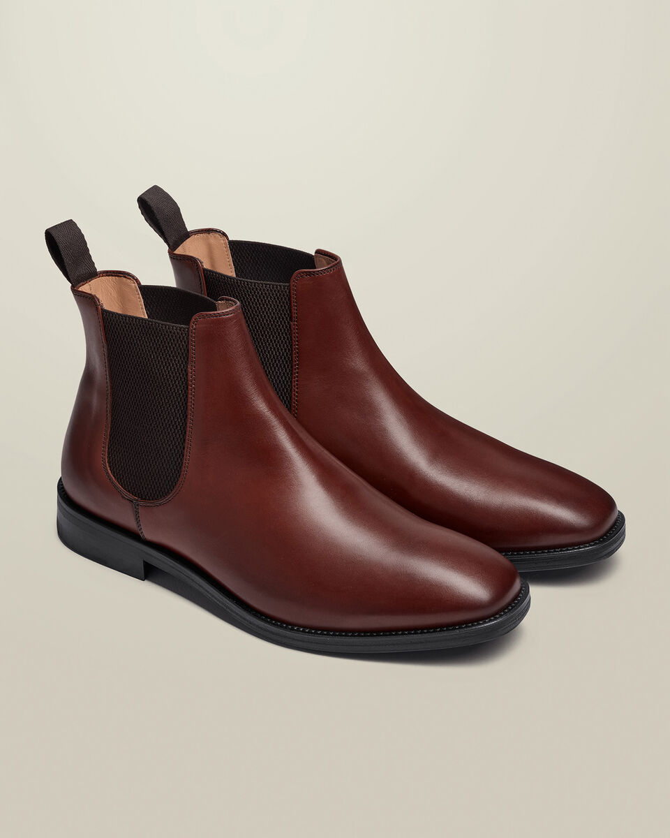 Leather Chelsea Boots – Chestnut Brown Secondary image