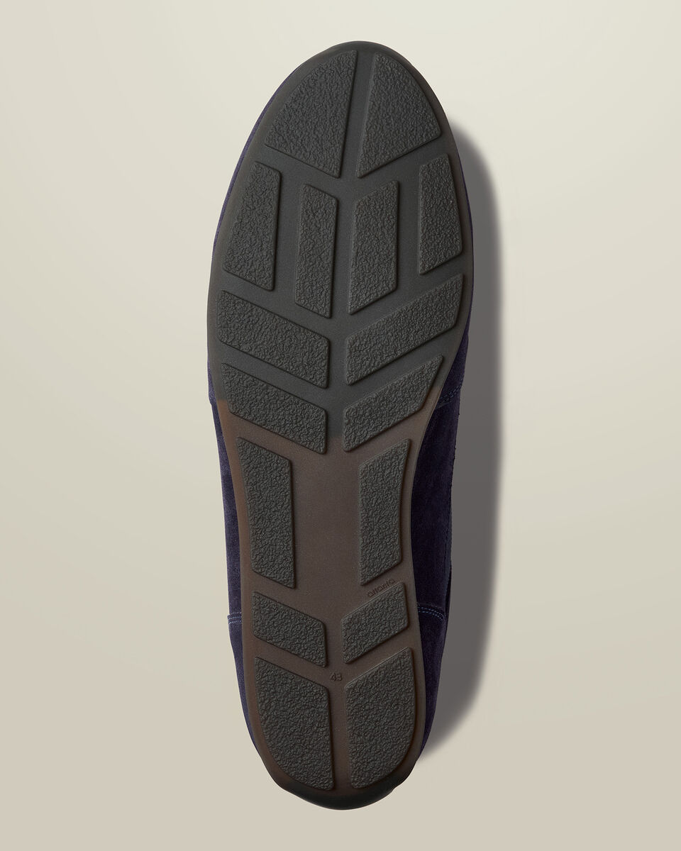 Textile & Suede Smart Sneakers - Navy