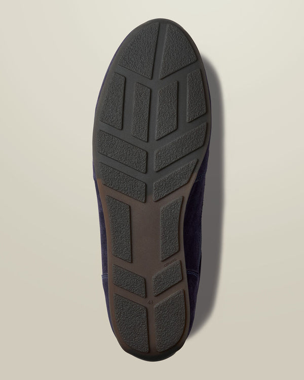 Textile & Suede Smart Sneakers - Navy