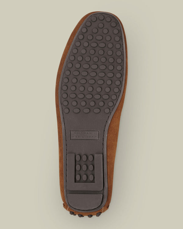 Suede Moccasins - Tobacco Brown