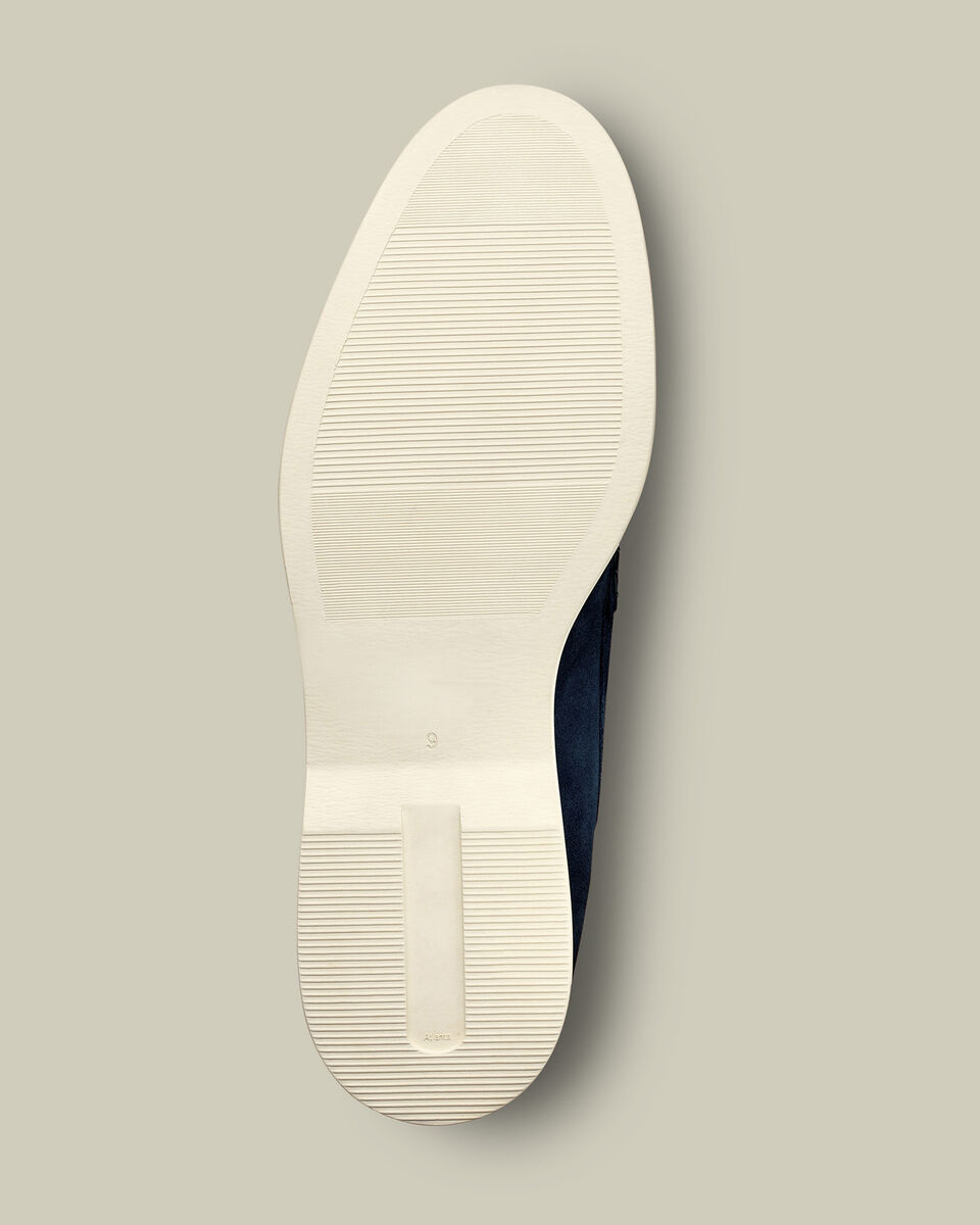 Suede Slip-On Loafer - French Blue