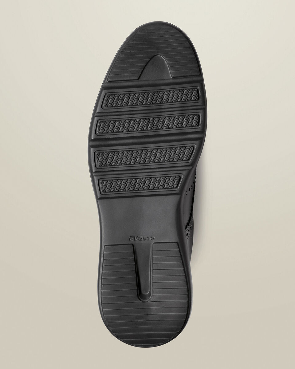 Leather Dress Sneakers - Black