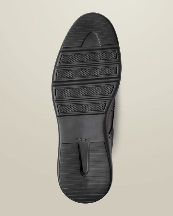 Leather Dress Sneakers - Black