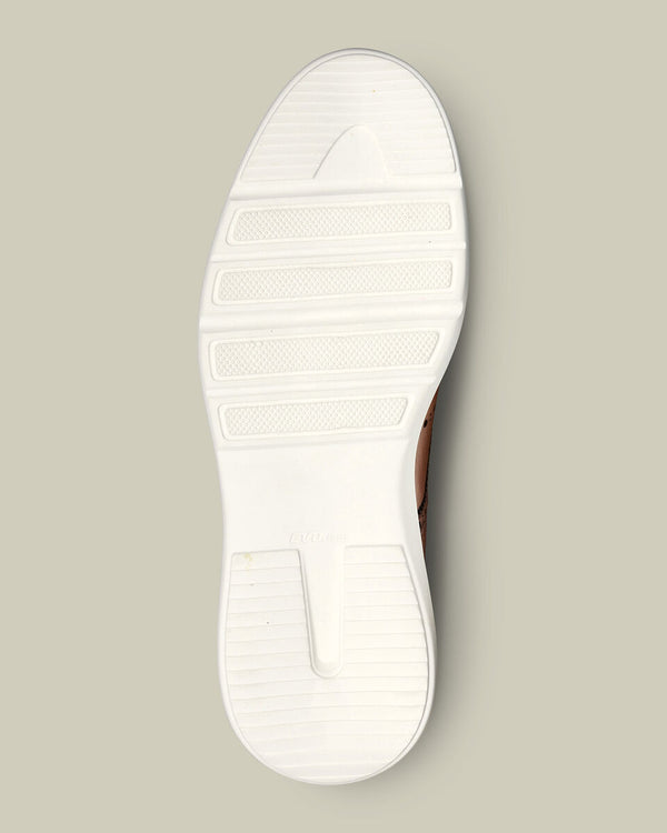 Leather Dress Sneakers - Walnut Brown
