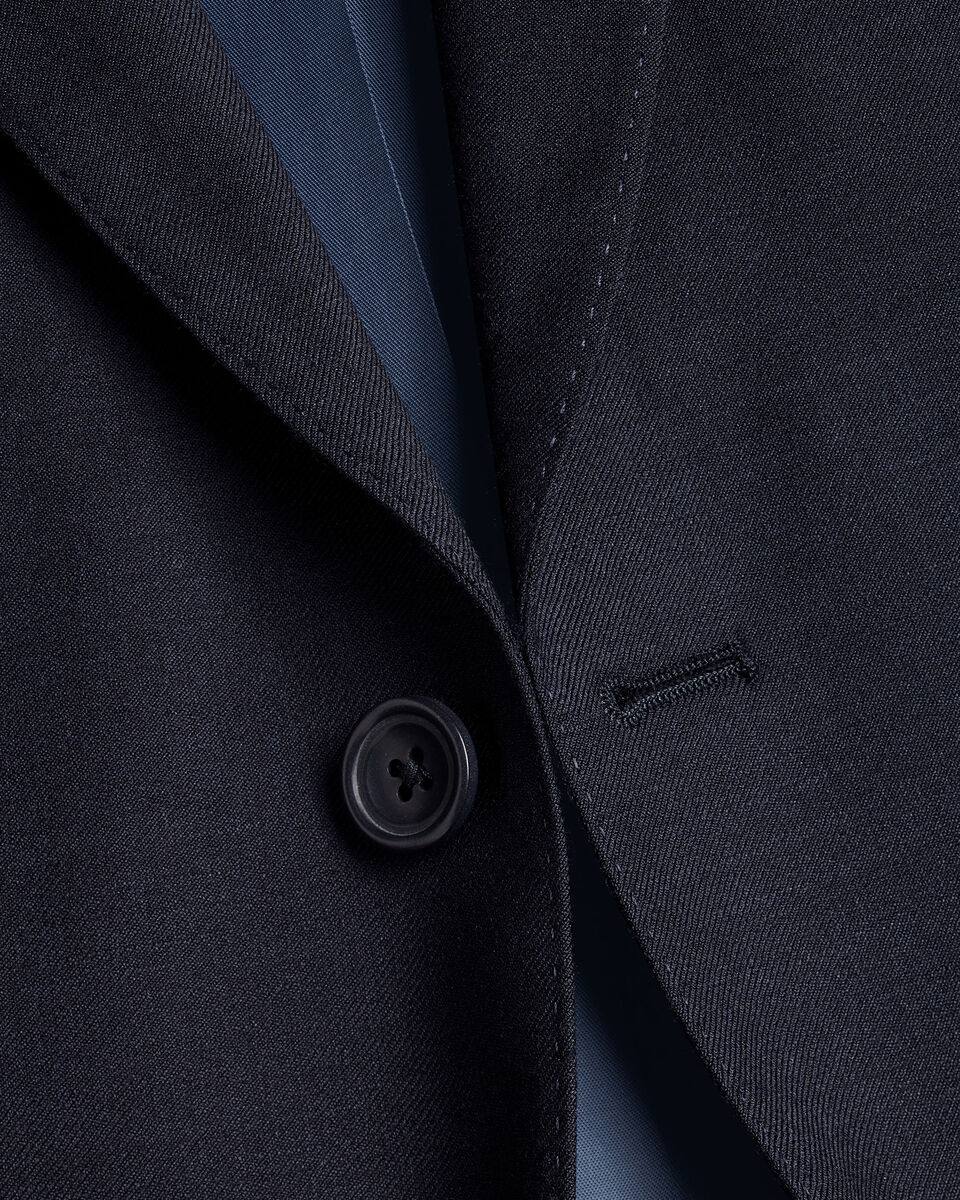 Natural Stretch Twill Suit Jacket - Navy Secondary image