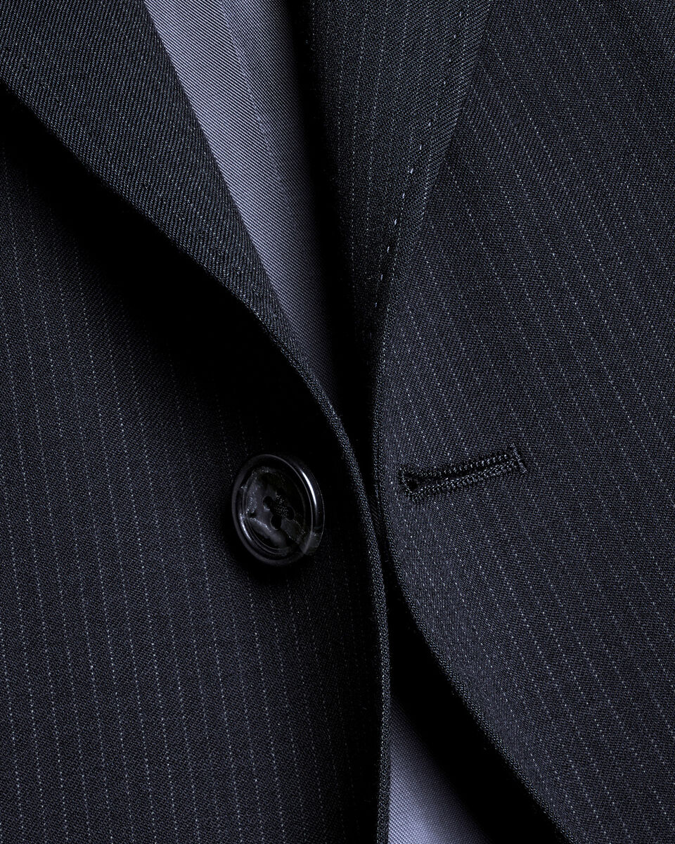 Suit Jacket - Navy Stripe