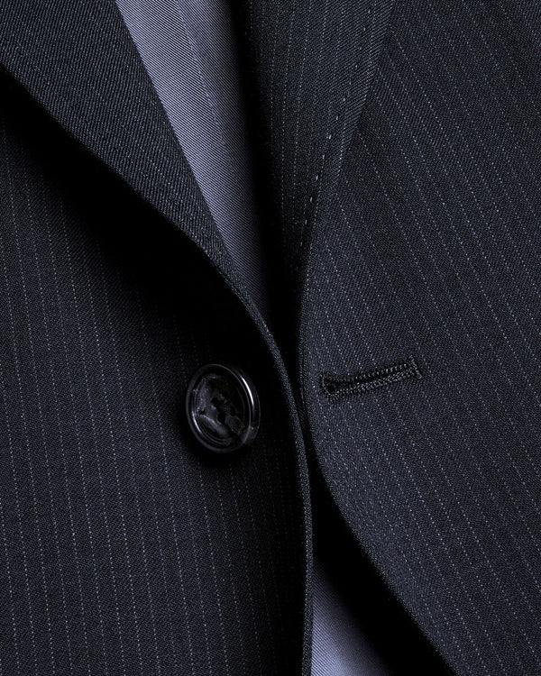 Suit Jacket - Navy Stripe
