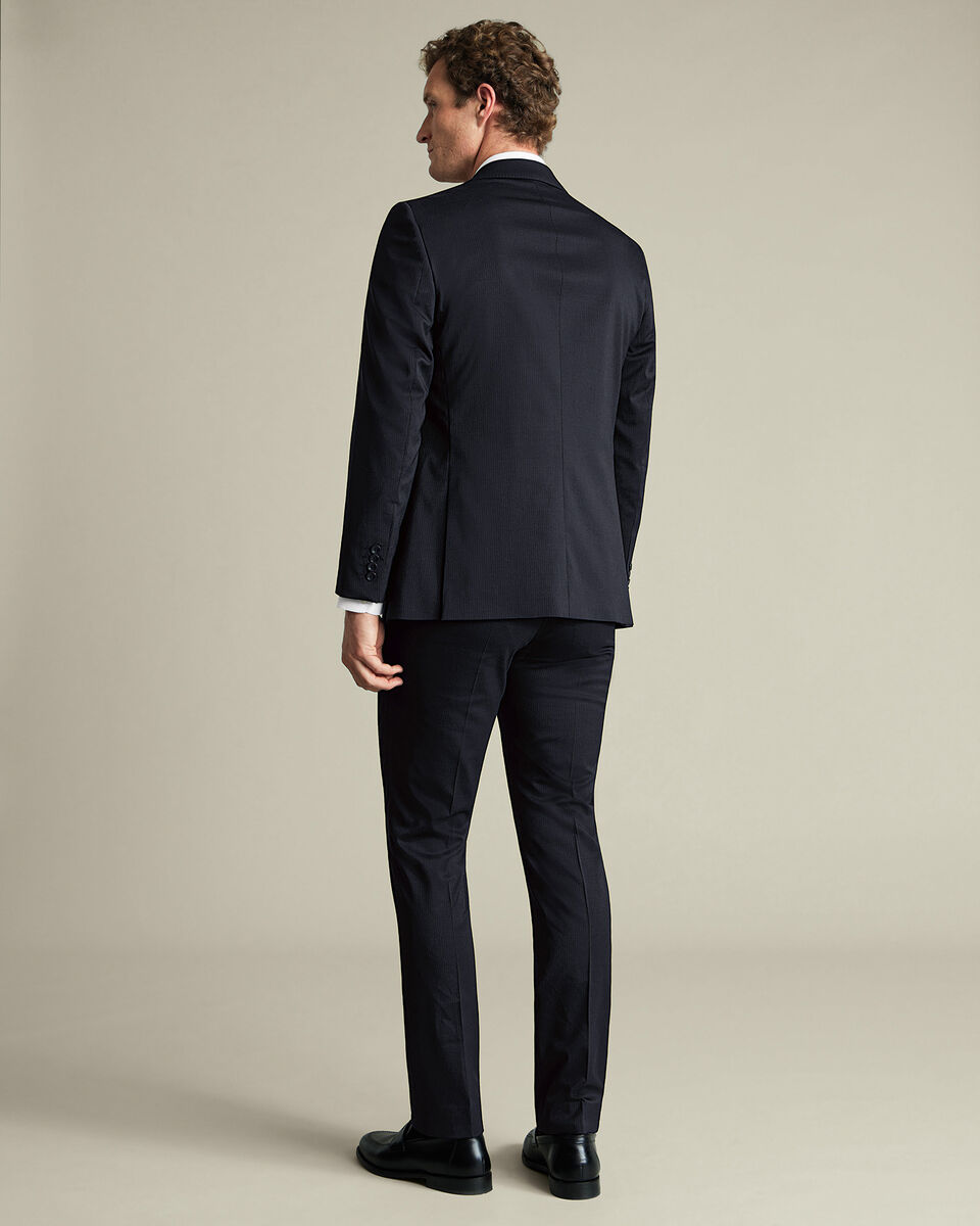 Suit Jacket - Navy Stripe