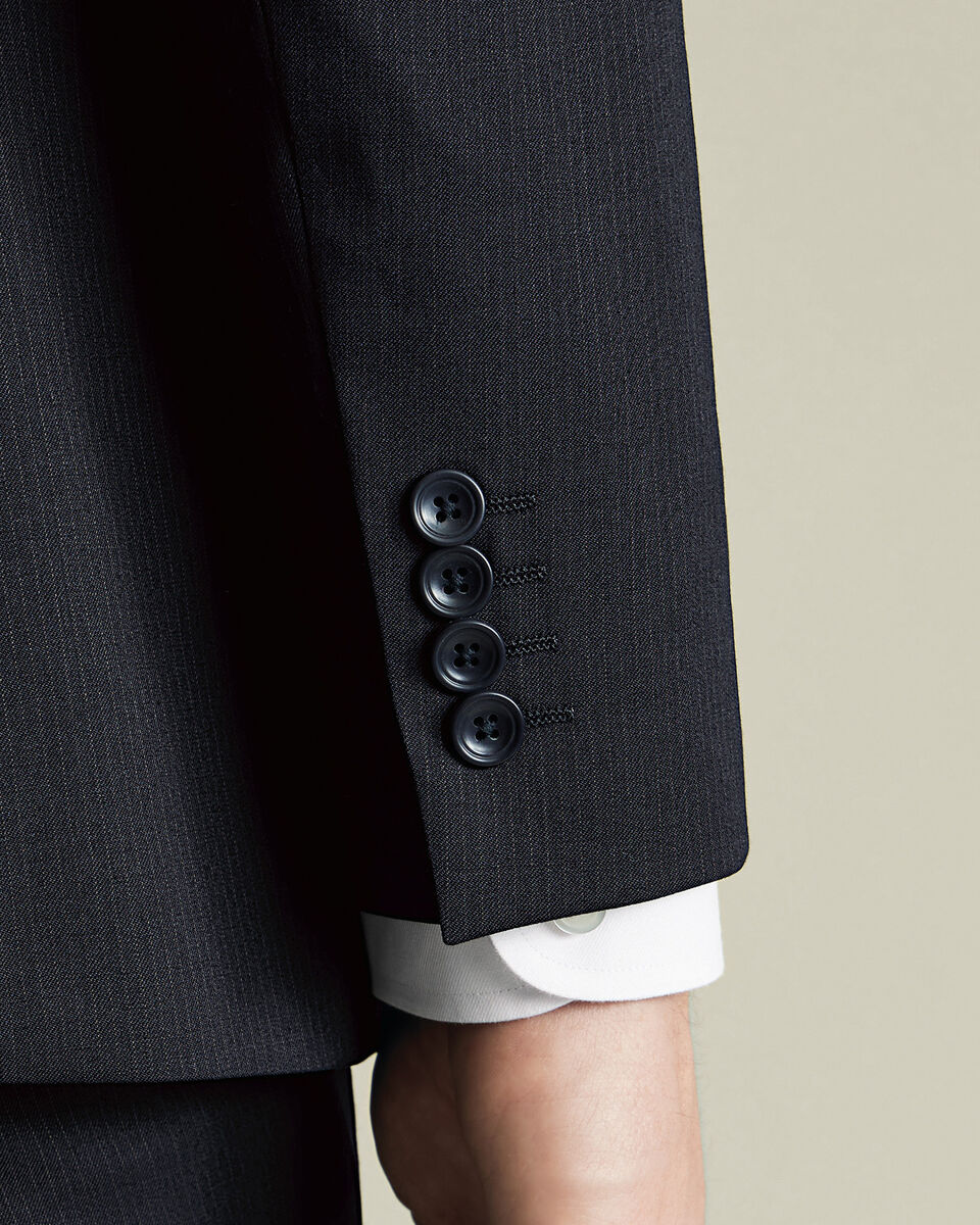 Suit Jacket - Navy Stripe