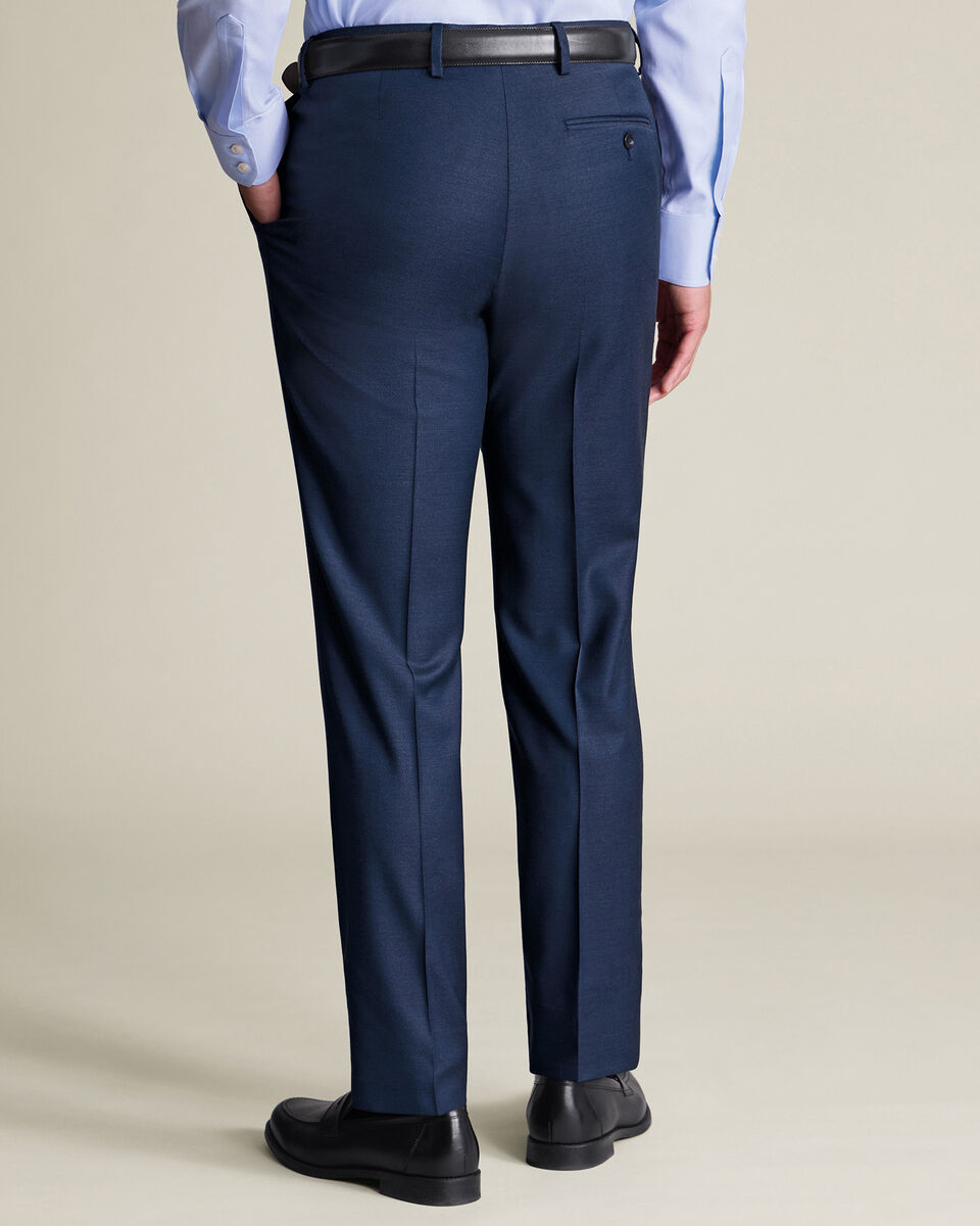 Natural Stretch Twill Suit Pants - Royal Blue Secondary image