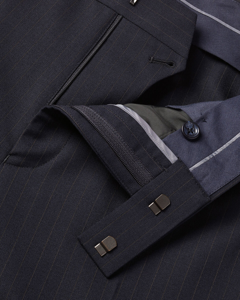 Stripe Suit Pants - French Navy