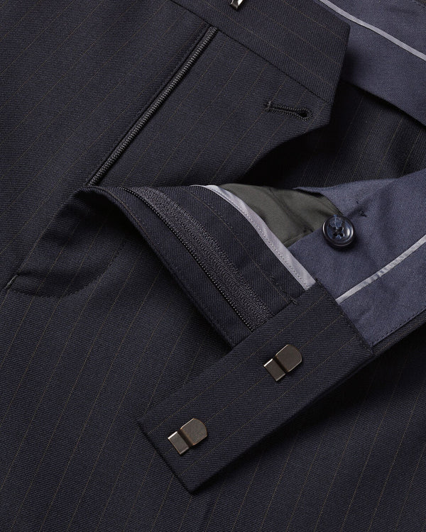 Stripe Suit Pants - French Navy
