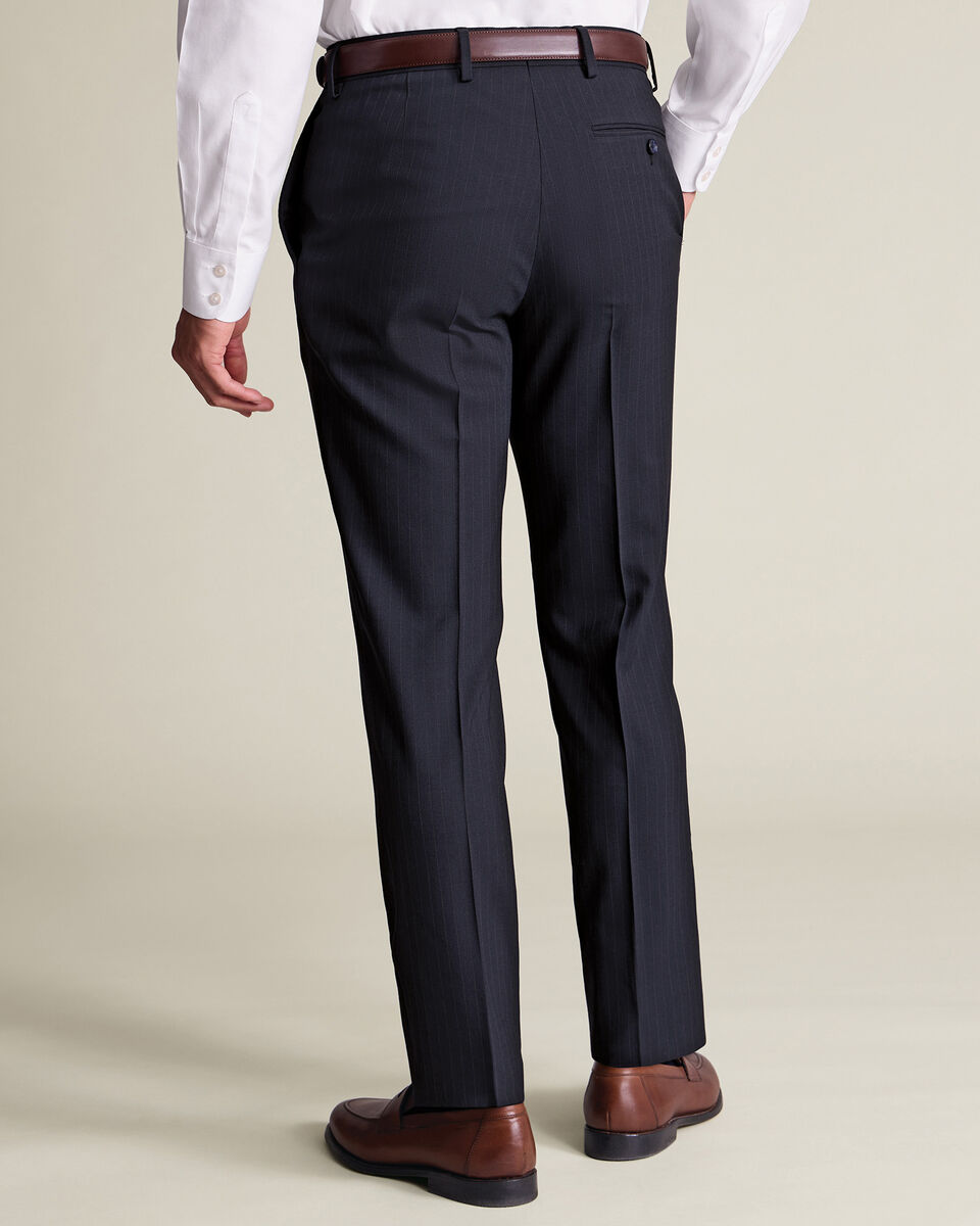 Stripe Suit Pants - French Navy Secondary image