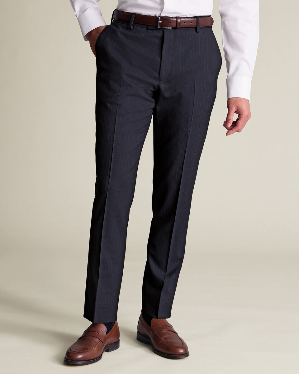 Stripe Suit Pants - French Navy Main image