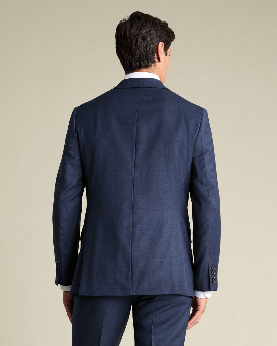 Natural Stretch Twill Suit Jacket – Indigo Blue