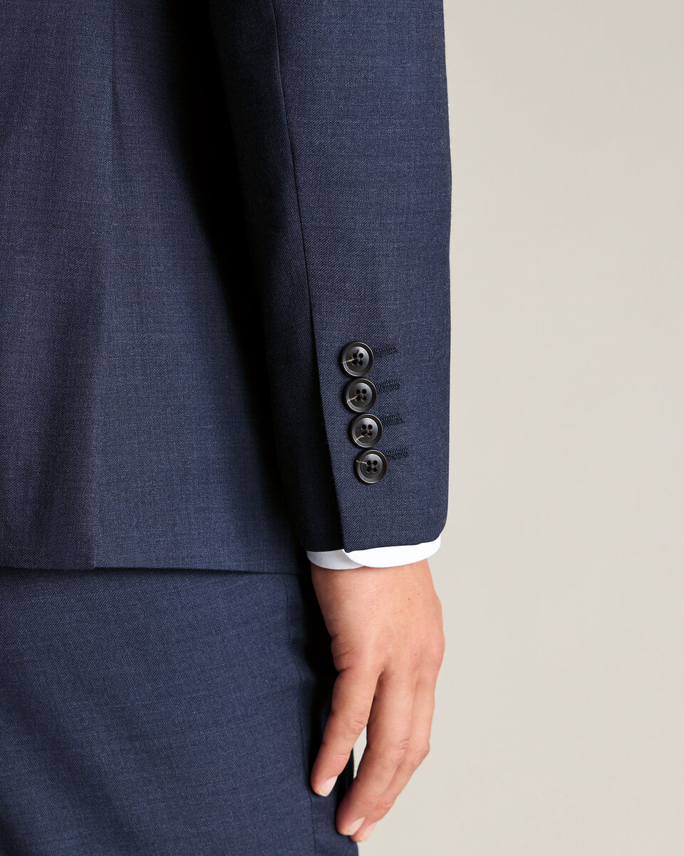 Natural Stretch Twill Suit Jacket – Indigo Blue