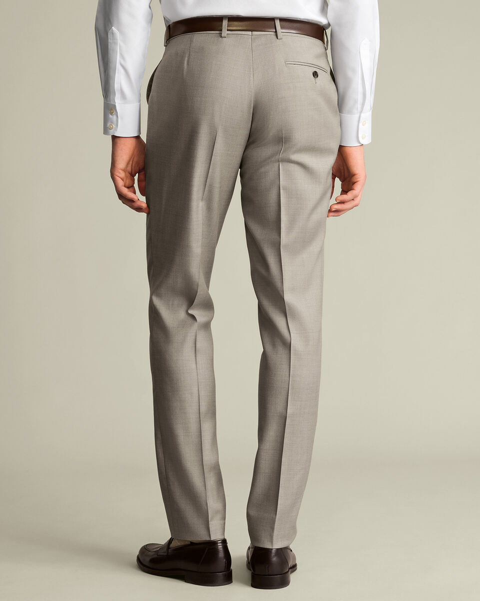 Natural Stretch Twill Suit Pants – Taupe
