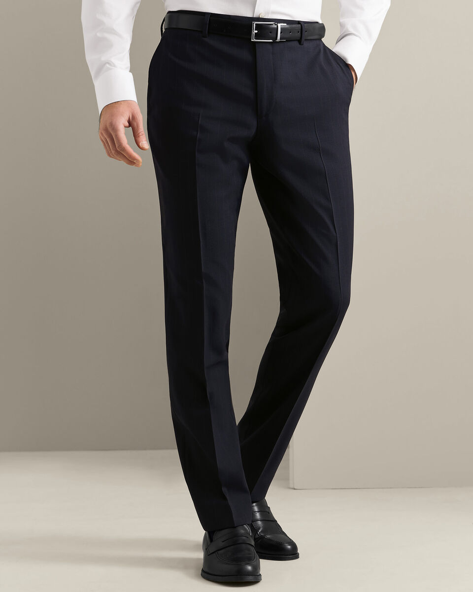 Stripe Suit Pants - Dark Navy Main image