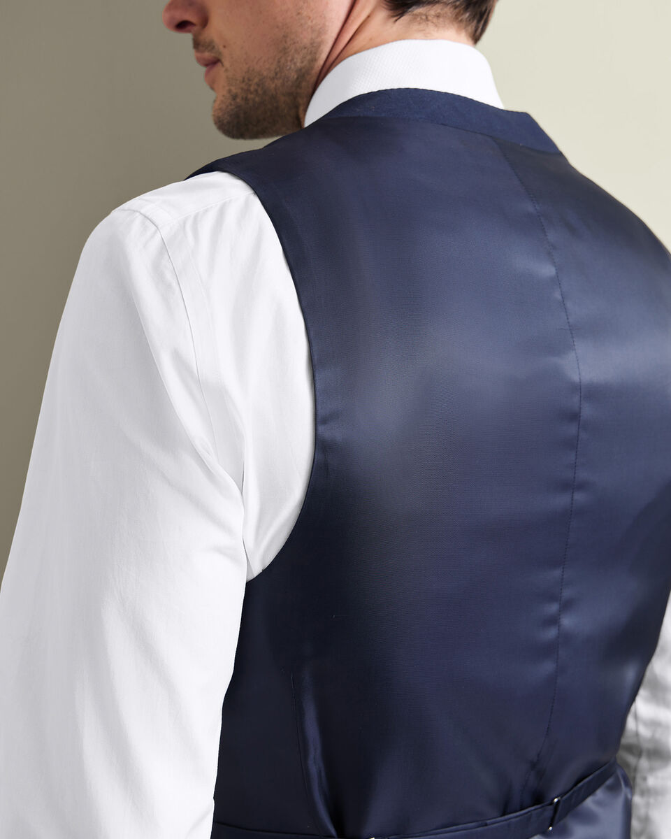 Tuxedo Vest - Dark Navy