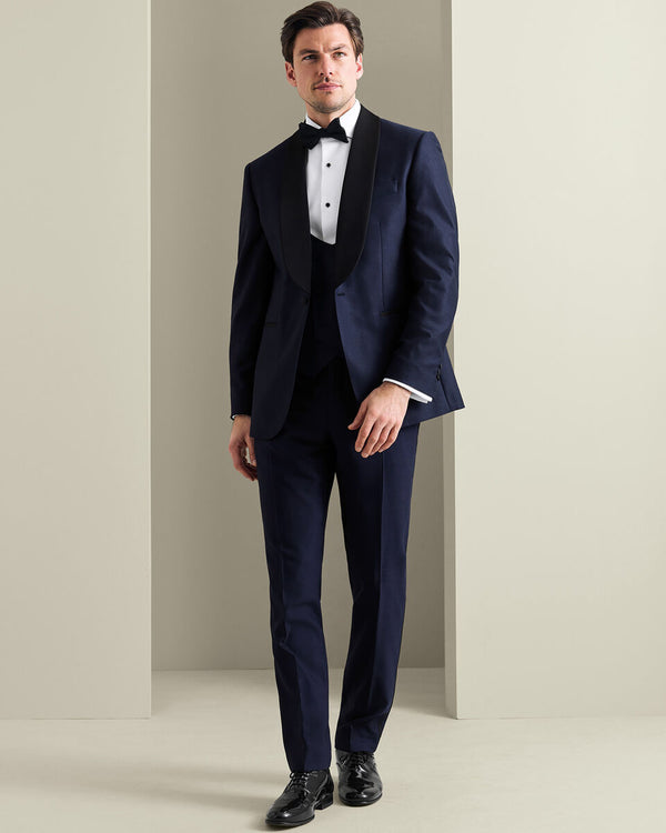 Tuxedo Vest - Dark Navy