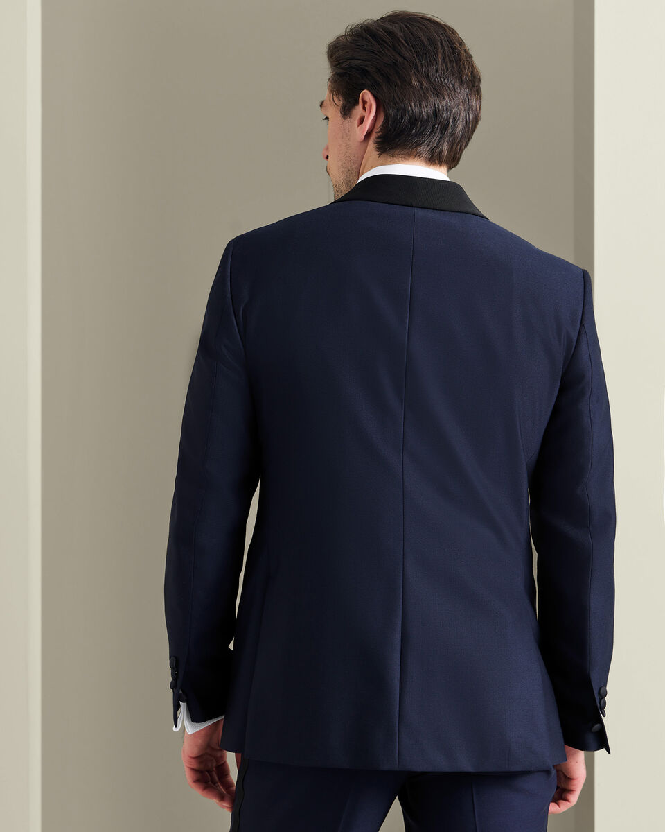Shawl Lapel Tuxedo Jacket - Dark Navy