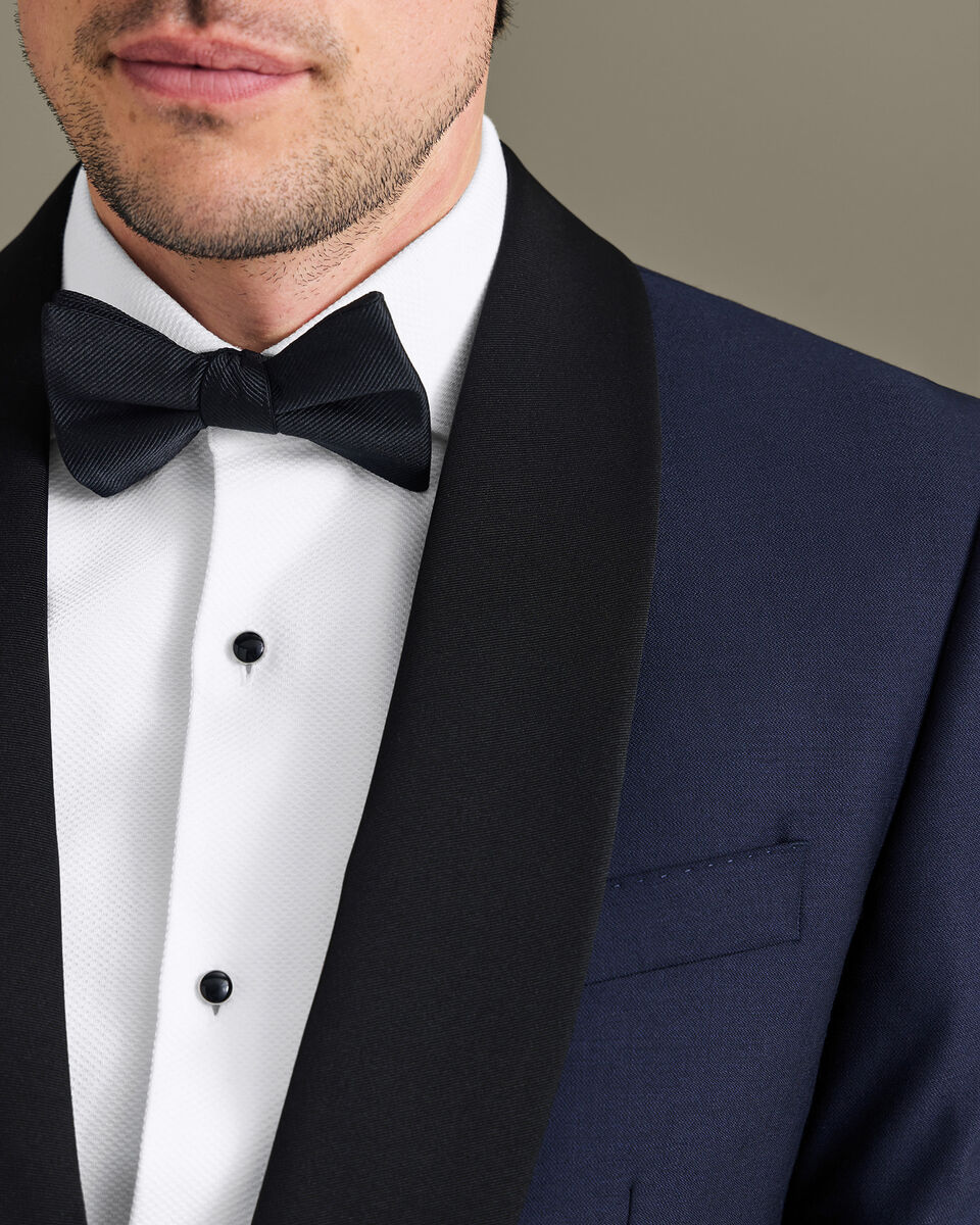 Shawl Lapel Tuxedo Jacket - Dark Navy