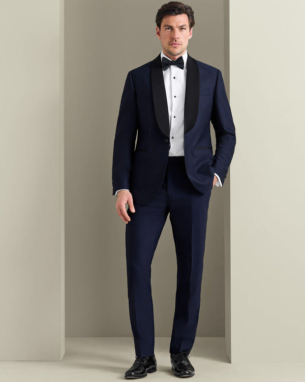 Shawl Lapel Tuxedo Jacket - Dark Navy