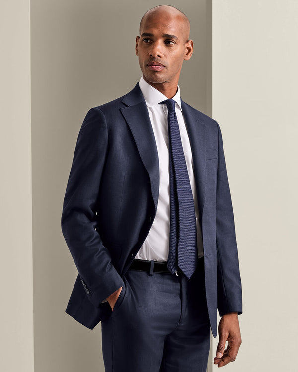 Italian Luxury Suit Jacket - Dark Navy