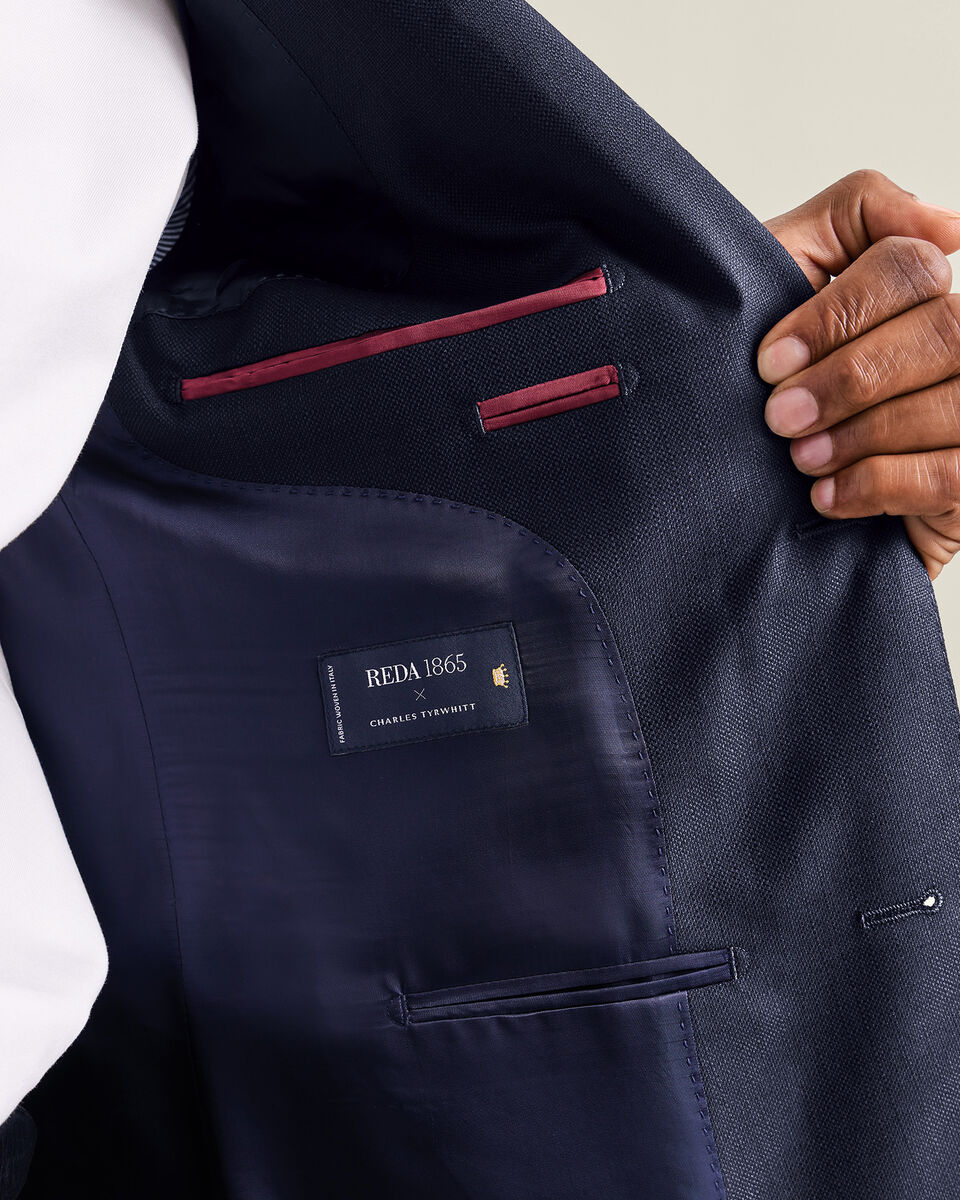 Italian Luxury Suit Jacket - Dark Navy