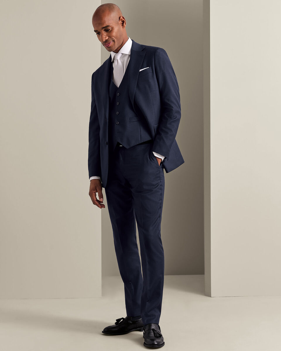 Italian Luxury Suit Jacket - Dark Navy