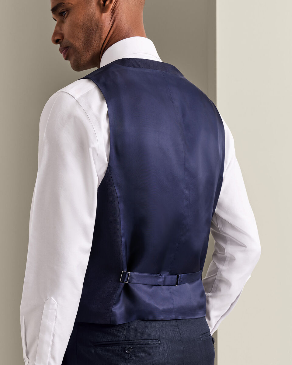 Italian Luxury Suit Vest - Dark Navy