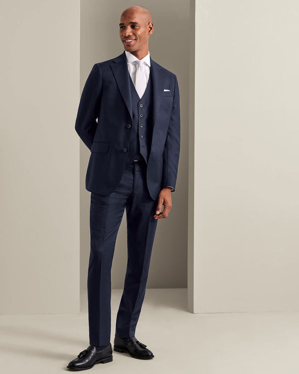Italian Luxury Suit Vest - Dark Navy