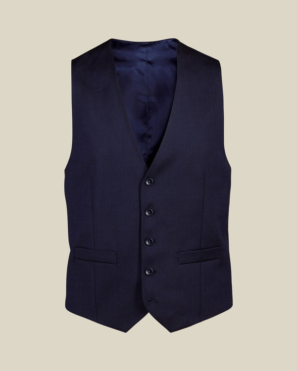 Italian Luxury Suit Vest - Dark Navy
