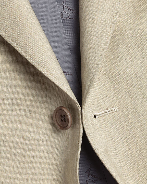 Italian Suit Jacket - Stone
