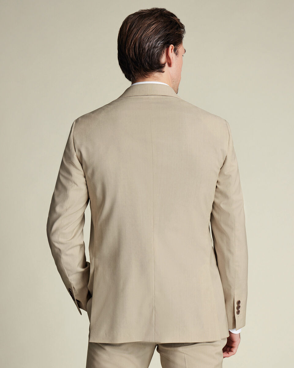 Italian Suit Jacket - Stone