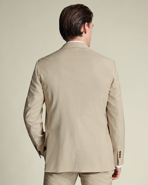 Italian Suit Jacket - Stone