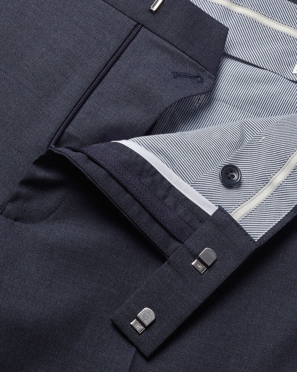 Italian Suit Pants - Steel Blue