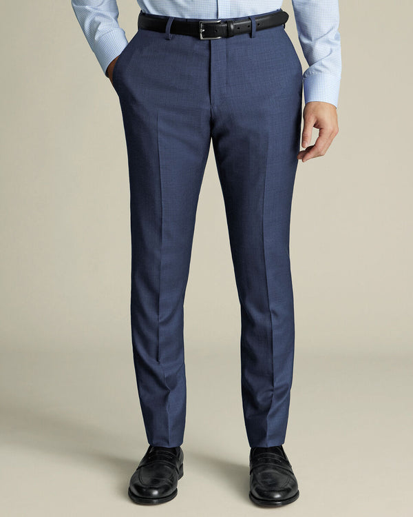 Italian Luxury Suit Pants - Royal Blue