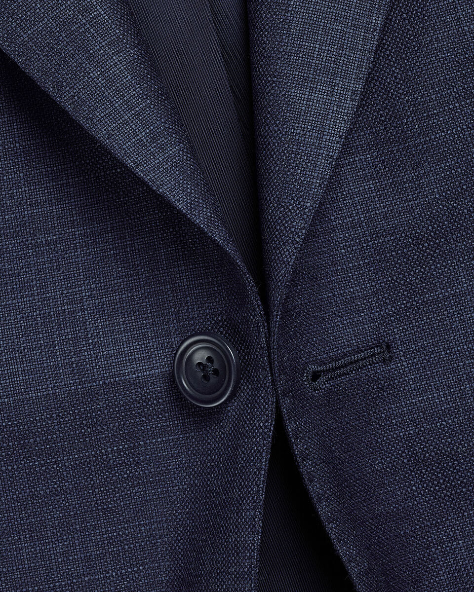 Italian Luxury Suit Jacket - Ink Blue