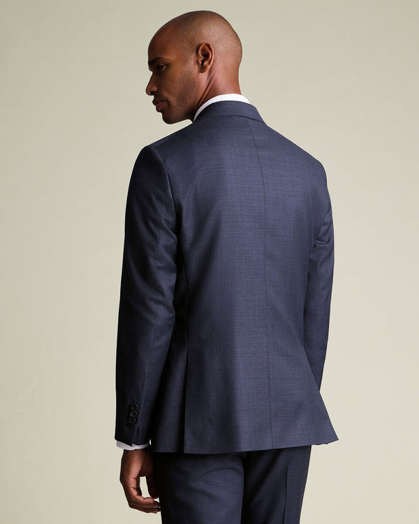 Italian Luxury Suit Jacket - Ink Blue