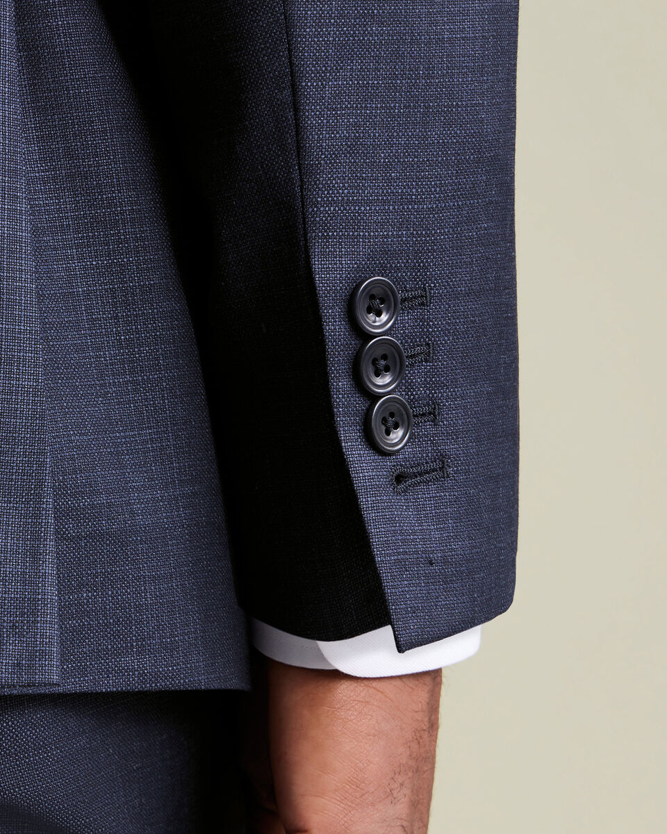 Italian Luxury Suit Jacket - Ink Blue