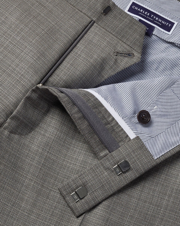Italian Luxury Suit Pants - Gray