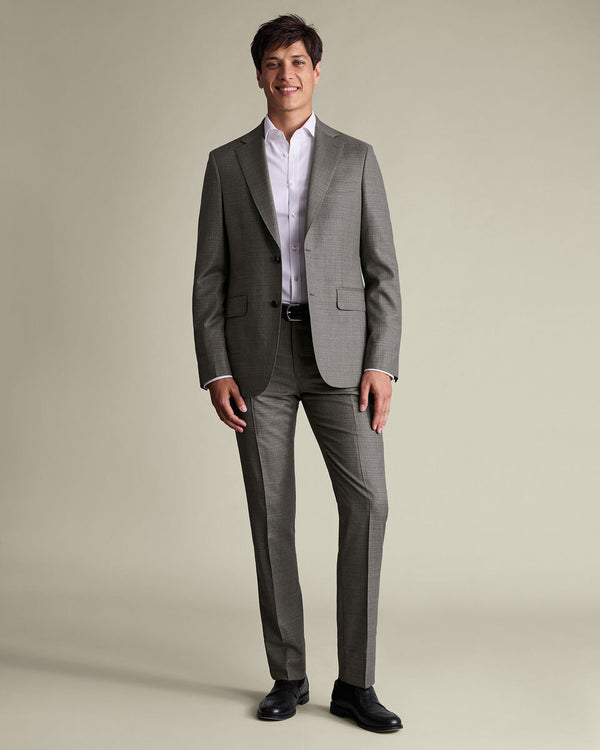 Italian Luxury Suit Pants - Gray