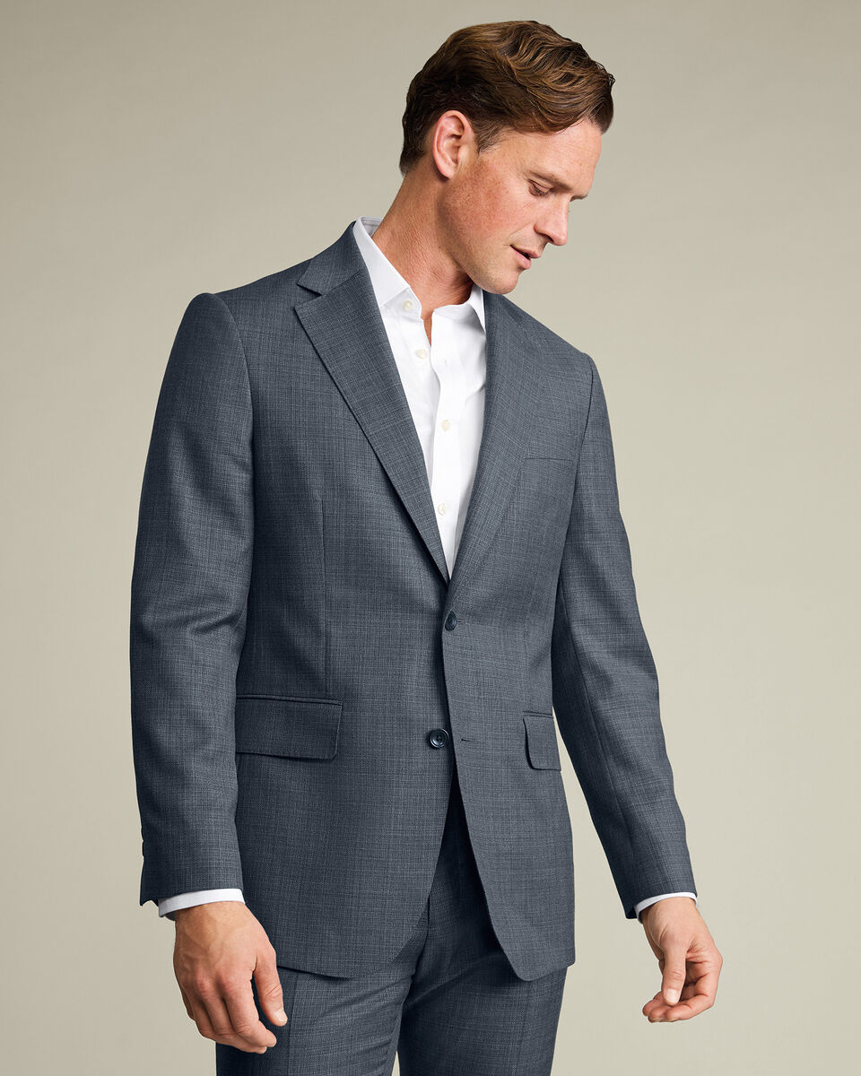 Italian Luxury Suit Jacket – Graphite Gray Main image