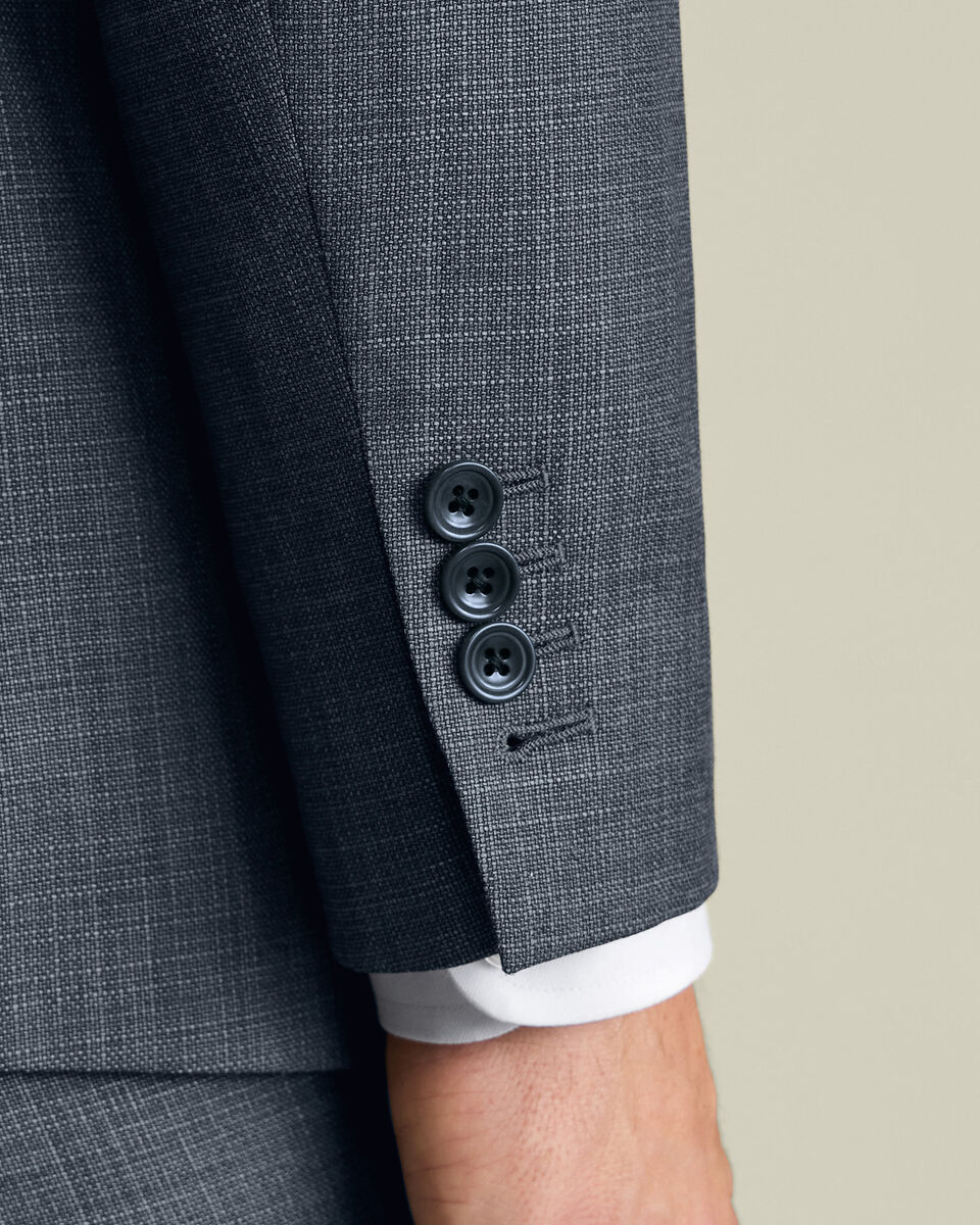 Italian Luxury Suit Jacket – Graphite Gray