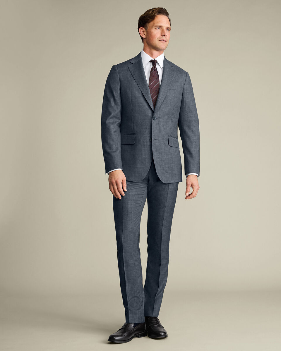 Italian Luxury Suit Jacket – Graphite Gray