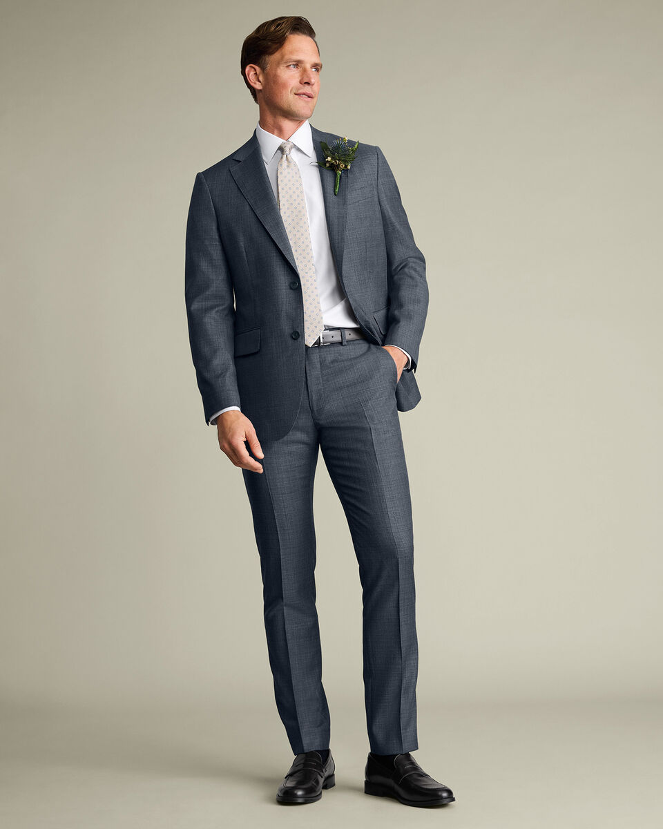 Italian Luxury Suit Jacket – Graphite Gray