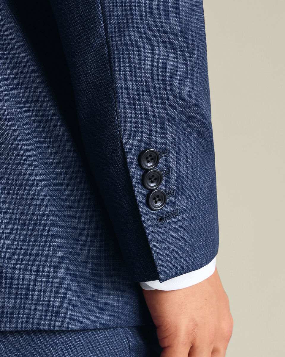 Italian Luxury Suit Jacket – Ink Blue