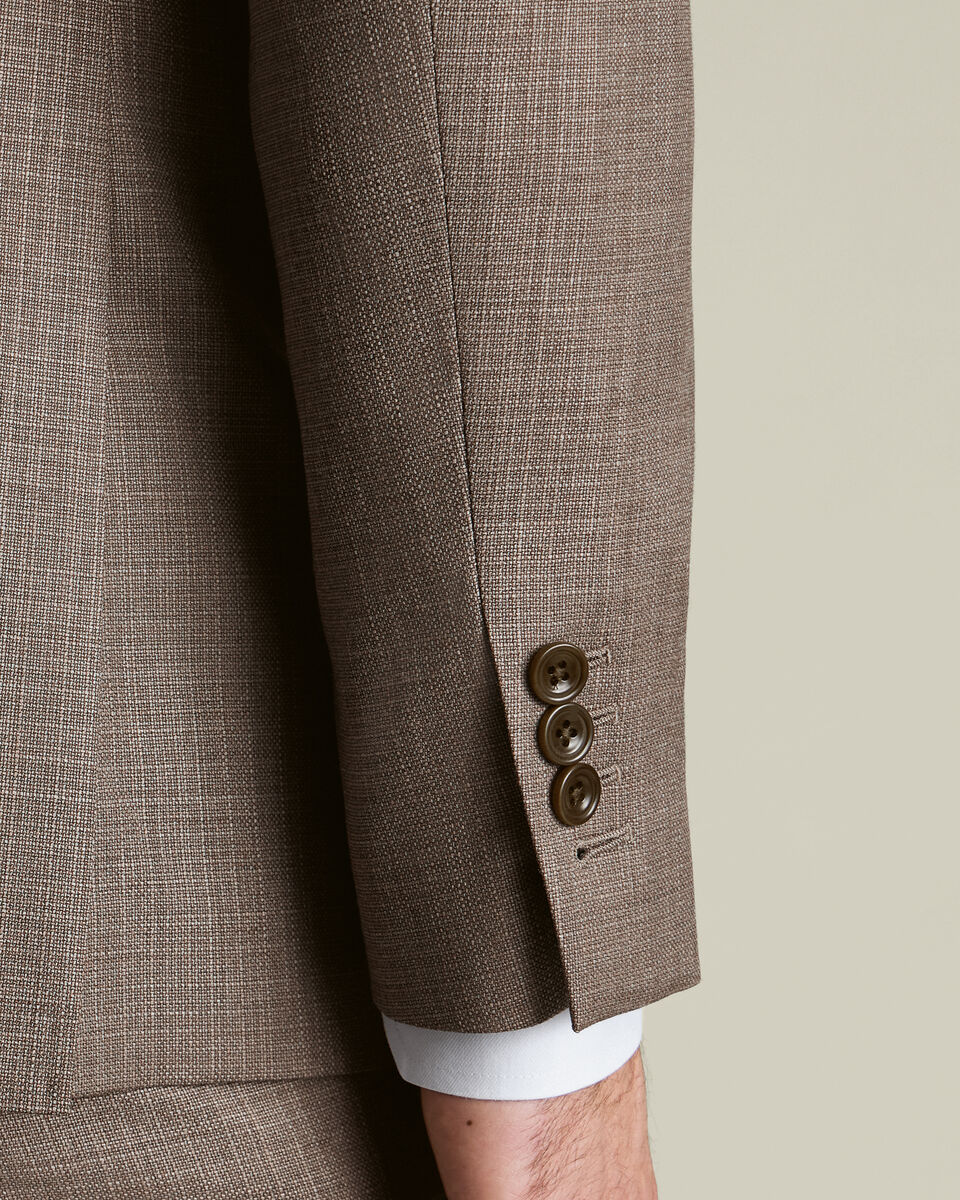 Italian Luxury Suit Jacket – Taupe